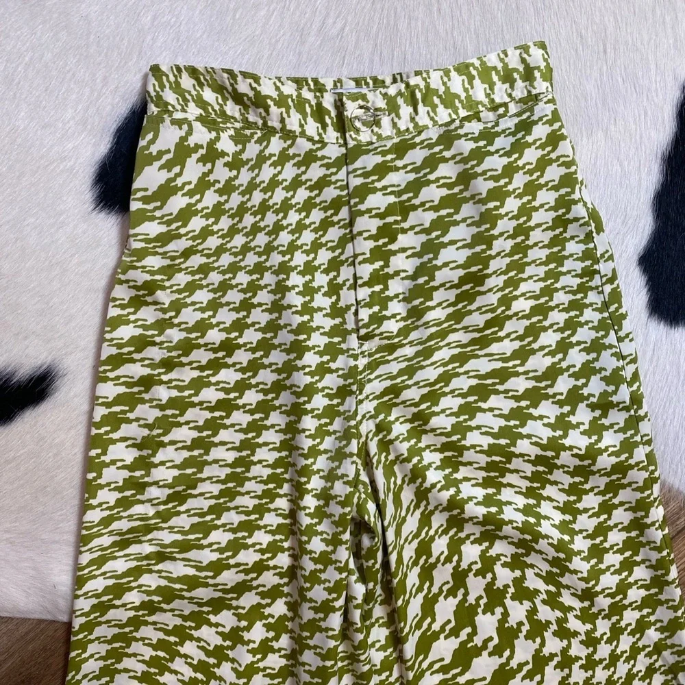 Urban Outfitters Olympia Scarf Printed Retro Art Deco Wide Leg Pants - Picture 4 of 10